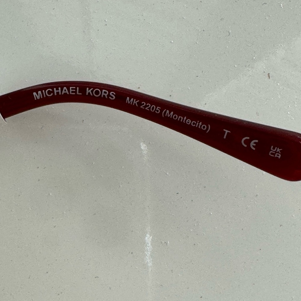 Michael Kors burgundy Cat-Eye Chain Accent Sunglasses - Picture 11 of 14